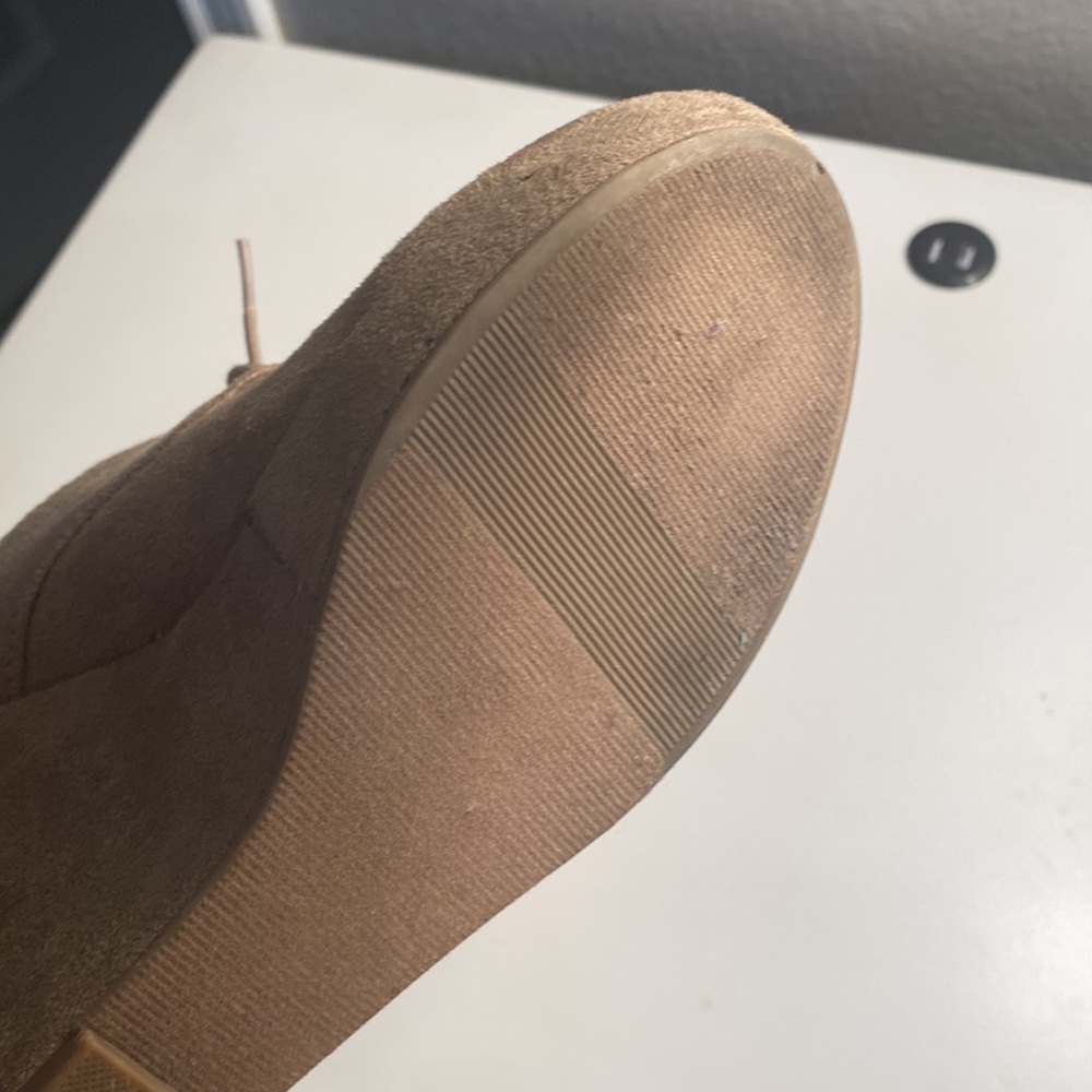 Suede Wedge Booties - Picture 5 of 7